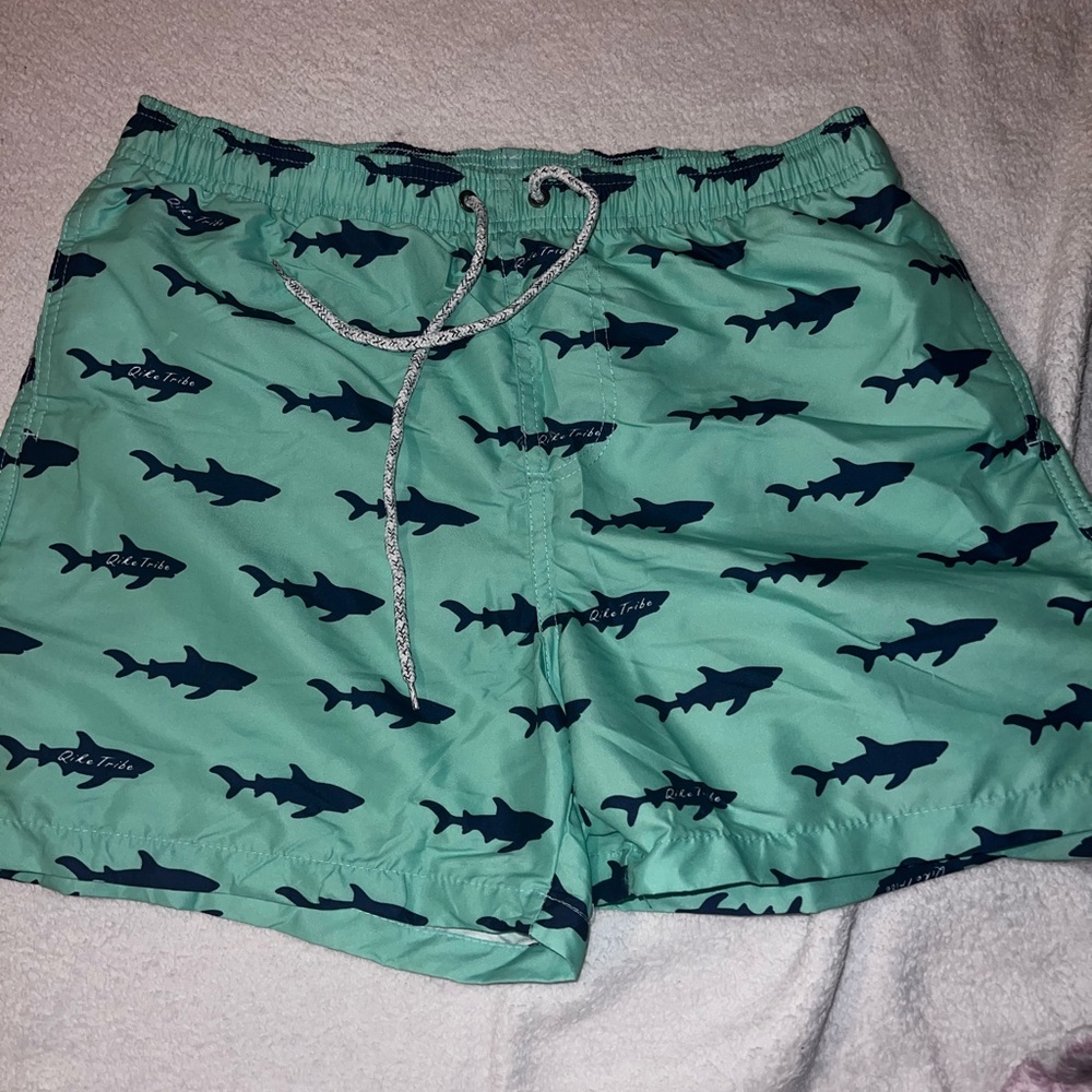 Shark Print Swim Shorts